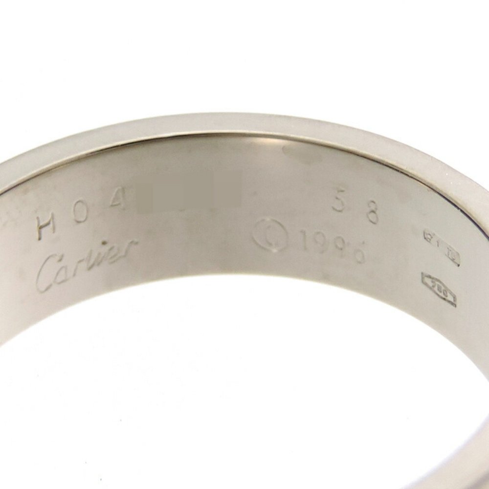 Cartier Love #58 Women's and Men's Ring 750 White Gold No. 17.5 - Picture 4 of 6
